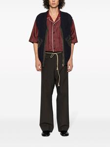 maisonmargiela Maison Margiela Broek met trekkoordtaille - Bruin