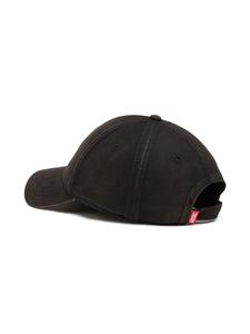 Diesel C-Run-Wash pet met geborduurd logo - Zwart