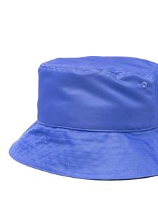 Moschino Vissershoed met logoprint - Blauw