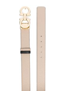 Ferragamo Riem met Gancini gesp - Beige