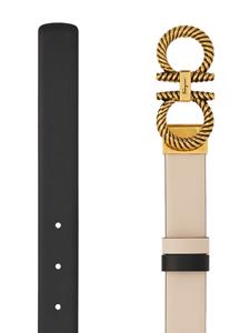 Ferragamo Riem met Gancini gesp - Beige