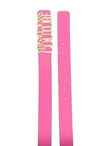 versacejeanscouture Versace Jeans Couture Riem met logogesp - Roze