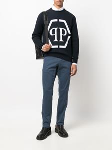 philippplein Philipp Plein Slim-fit chino - Blauw