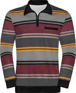 Your Look... for less! Heren Poloshirt antraciet/bordeaux Größe