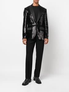 philippplein Philipp Plein Blazer met pailletten - Zwart