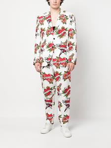 philippplein Philipp Plein Blazer met logoprint - Wit