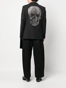 philippplein Philipp Plein Blazer met enkele rij knopen - Zwart