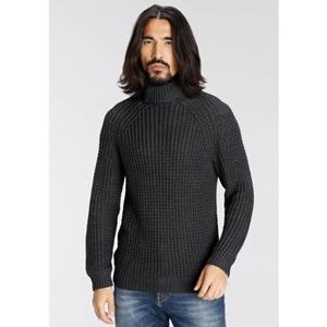 Bruno Banani Rollkragenpullover, mit Markenbadge