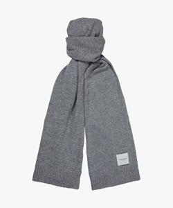 Profuomo Grijze wol-cashmere knitted sjaal Heren