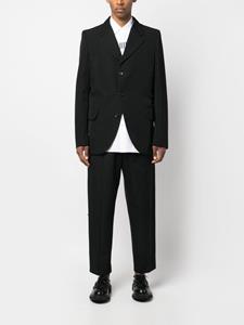 Comme Des Garçons Homme Plus Blazer met enkele rij knopen - Zwart