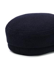 maisonmichel Maison Michel Baker Boy pet van wol - Blauw