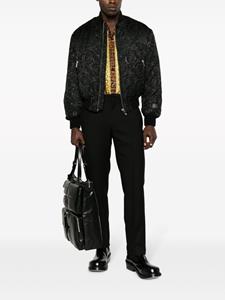 Versace Bomberjack met barokprint - Zwart