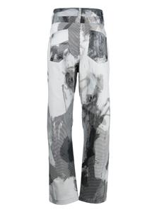 MCQ Broek met wijde pijpen - Zwart