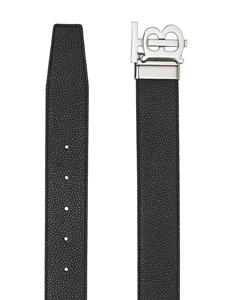 Burberry Riem met monogram - Zwart