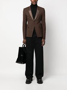 rickowens Rick Owens Blazer van scheerwol - Bruin