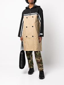 mostlyheardrarelyseen Mostly Heard Rarely Seen Trenchcoat met dubbele rij knopen - Beige