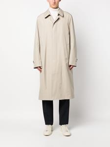 Trenchcoat met verborgen sluiting - Beige