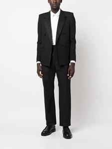 alexandermcqueen Alexander McQueen Broek met trekkoordtaille - Zwart