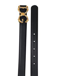 dolce&gabbana Dolce & Gabbana Riem met gesp - Zwart
