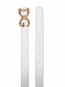 Dolce & Gabbana Leren riem - Wit