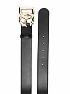 Dolce & Gabbana Leren riem - Zwart