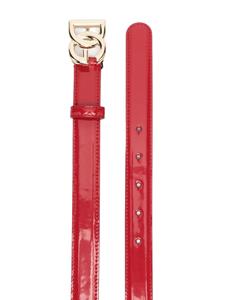 dolce&gabbana Dolce & Gabbana Riem met logoplakkaat - Rood