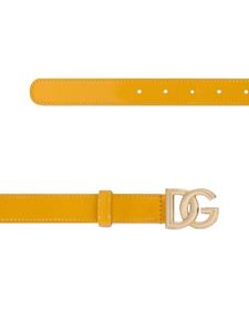dolce&gabbana Dolce & Gabbana Riem met logogesp - Geel