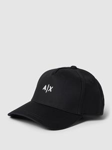 Armani Exchange Baseballpet met logostitching