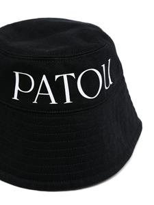 Patou Vissershoed met logoprint - Zwart