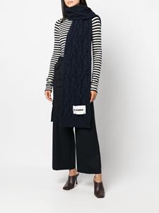 jilsander Jil Sander Kasjmier sjaal - Blauw