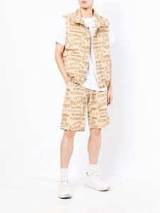 Iceberg Shorts met logoprint - Bruin