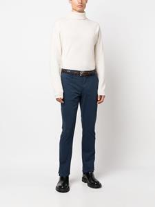 Billionaire Chino met geborduurd logo - Blauw