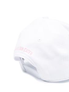 DSQUARED2 Honkbalpet met logoprint - Wit