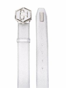 philippplein Philipp Plein Metallic riem - Zilver