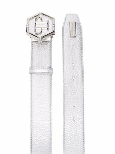 Philipp Plein Metallic riem - Zilver