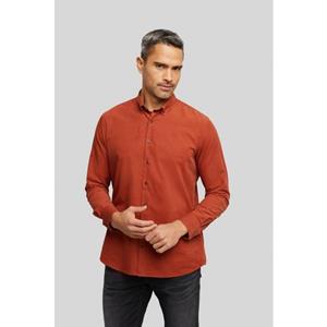 bugatti Langarmhemd, mit Button-Down-Kragen