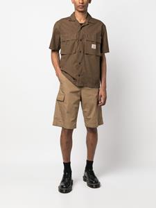 carharttwip Carhartt WIP Cargo shorts met logopatch - Beige