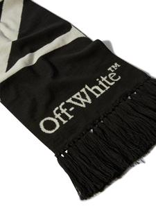 Off-White Intarsia sjaal - Zwart