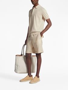 Zegna Shorts met elastische taille - Beige