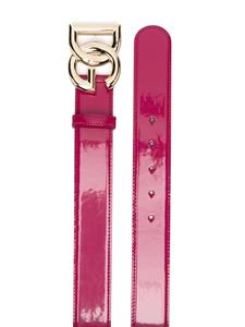 dolce&gabbana Dolce & Gabbana Riem met logo - Roze