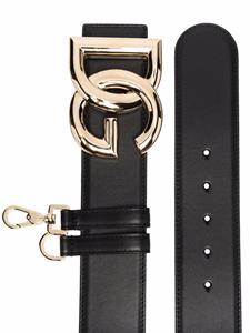 dolce&gabbana Dolce & Gabbana Gespriem met logo - Zwart