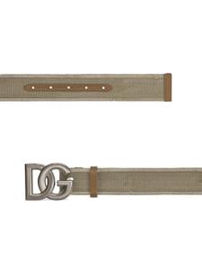dolce&gabbana Dolce & Gabbana Riem met DG-logo - Beige