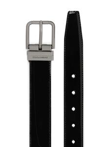 dolce&gabbana Dolce & Gabbana Leren gespriem - Zwart