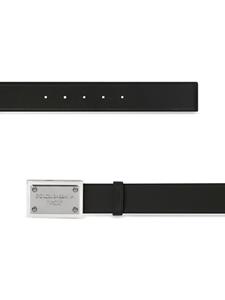 dolce&gabbana Dolce & Gabbana Riem met logogesp - Zwart