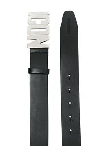 DSQUARED2 riem met gegraveerd logo - Zwart