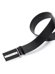 DSQUARED2 Leren gespriem - Zwart