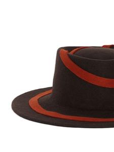 DESTREE Fedora met lint - Bruin