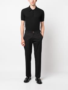 Versace Broek met toelopende pijpen - Zwart