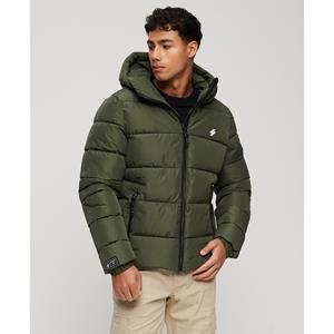 Superdry Steppjacke "HOODED SPORTS PUFFR JACKET", mit Kapuze