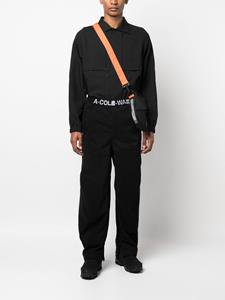 A-COLD-WALL* Broek met logoband - Zwart